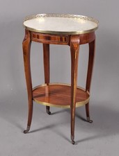 Table de salon d'époque Transition estampillée Lapie et poinçon de jurande