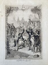 GRAVURE ÉROTIQUE - LA DAME DE