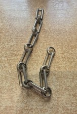 1 chaîne De lustre en métal Gris Long : 37 cm Largeur : 2 cm Accesssoire Lampe