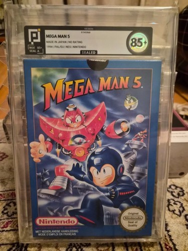 Mega man nes scellé noté - man,