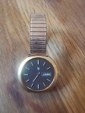 Lip Montre Bracelet Homme Jour Et Date Vintage Ancienne Ne Fonctionne Pas P1206