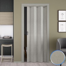 PORTE ACCORDÈON PLIANTE EN PVC SUR MESURE EXTENSIBLE 88,5X214CM PAS CHER