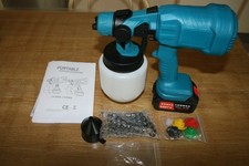 pistolet a peinture electrique sans fil neuf dans sa boite 