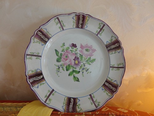Assiette faïence aprey - assiette, d'aprey