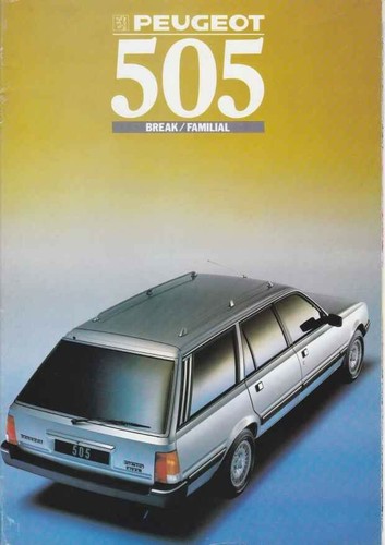 Catalogue brochure peugeot 505 - brochure,