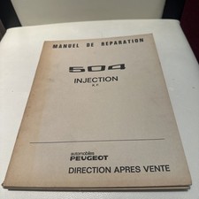 Manuel Réparation Peugeot 504 Injection ( Revue Technique)