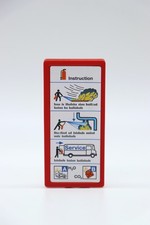PLAYMOBIL panneau rouge