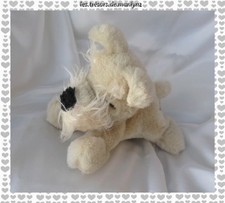 Doudou Peluche Chien Écru Fox