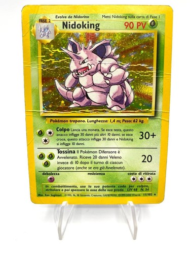 Carte pokémon nidoking 102 - carte,