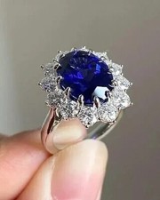 6.00 CT Bleu Saphir Naturel
