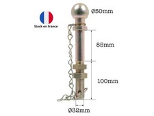 Boule d'attelage 50mm - Long