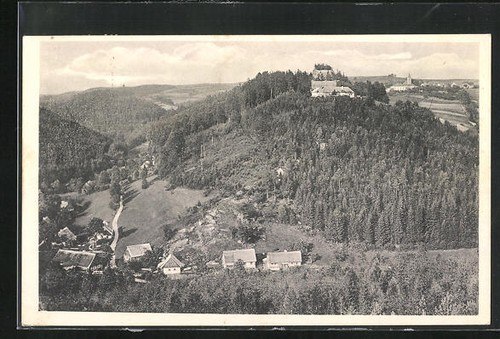 Carte postale novy hradek vue - novy, hradek,
