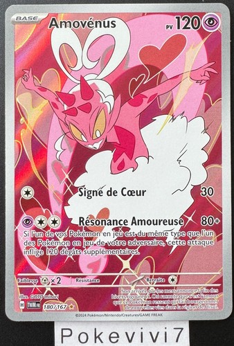 Carte pokemon amovenus 180 - carte,