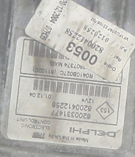 Calculateur moteur renault - calculateur,