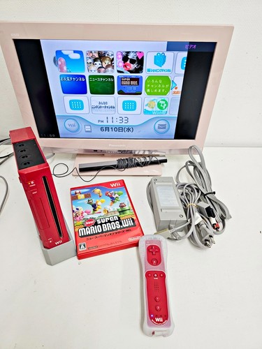 Console nintendo wii rouge - nintendo,