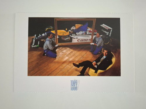 Carte postale williams renault - carte,