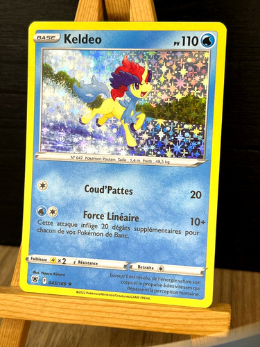 Carte pokémon keldeo 045 189 - carte, 045/189