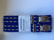 Bretelles pour Pantalon Bleu Enfants 4 Clipse 80 CM Long Résistant Caoutchouc