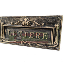 Plaque Lettres Poste Boîte