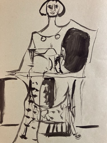 Peinture dessin encre - peinture,