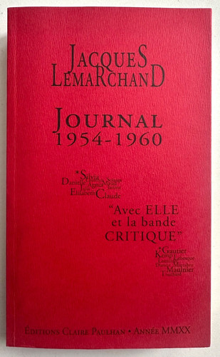 Jacques lemarchand journal - jacques, :