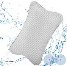 Oreiller de Bain, Oreiller de Bain pour Baignoire, avec 2 ventouses puissante...