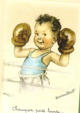 Germaine BOURET carte postale