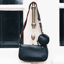 Sac Banane Bandoulière Femme avec Porte-monnaie Modèle Unique Artisanale Noir