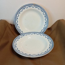 Lot de 2 assiettes creuses