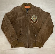 Bombers Chevignon Vintage En Cuir Rare taille L