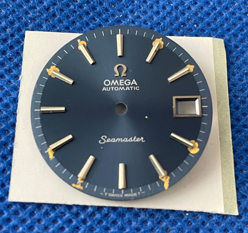 Véritable cadran bleu omega - véritable,