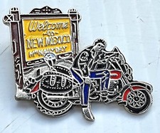 Pin's Johnny Hallyday , moto