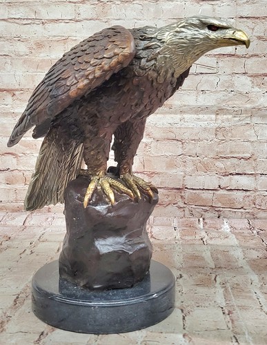 Vintage bronze aigle statue - aigle,