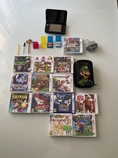 Nintendo 3DS XL Console Portable Noir Occasion Très Bonne État + Jeux