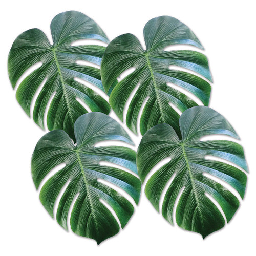 Tropical palm fabric leaves - leaves/, 4