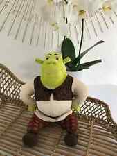 9 ⚜️ Peluche Doudou Shrek The Third Dreamworks Hauteur 25 Cm Assis