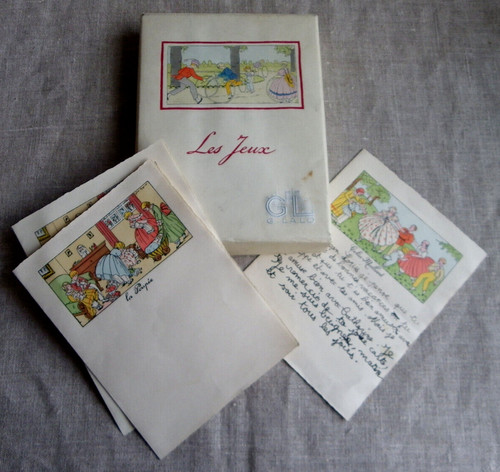Ancien coffret papier - ancien,