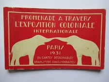 Exposition Coloniale Internationale - Paris 1931 - Carnet de 7 CPA