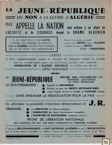 Tract jeune république dit - jeune,