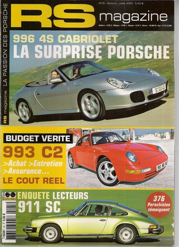 Magazine porsche 996 c4s - 25,
