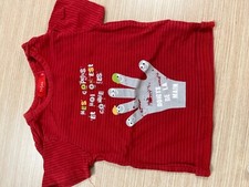 Tee shirt garçon bébé rouge