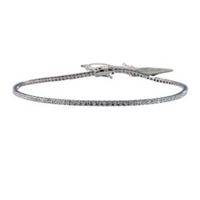Bracelet tennis blanc 18 - tennis,