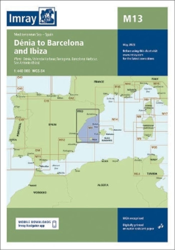 Imray series m13 denia to - imray,