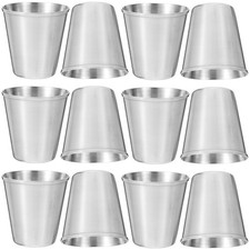  18 Pcs Gobelet Inox Tasses Verres À Boire En Métal Acier Inoxydable