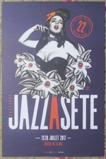 AFFICHE FESTIVAL JAZZ à SèTE