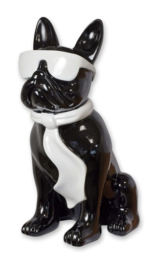 Bulldog résine avec - bulldog, en