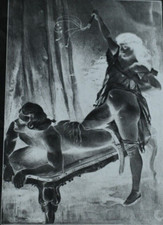 PHOTO SUR PLAQUE DE VERRE NEGATIF EROTISME NU 15 x 10 MAISON CLOSE 1900 EROTIQUE