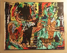 PAKITO BOLINO • ACRYLIQUE SUR CELLULOÏD • [SANS TITRE 1] • CIRCA 1990