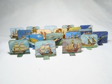 HUILOR CREMOLIVE collection de 20 bateaux en métal publicité collection 4,5 cm 