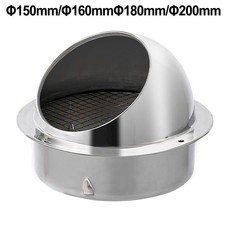 Acier Inoxydable Intempéries Casquette for Ventilation Tuyaux Et Hotte Aspirante